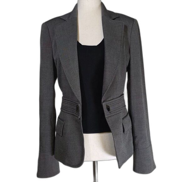 Anne Klein Single Closure Fitted Blazer Size 8 - Picture 7 of 13